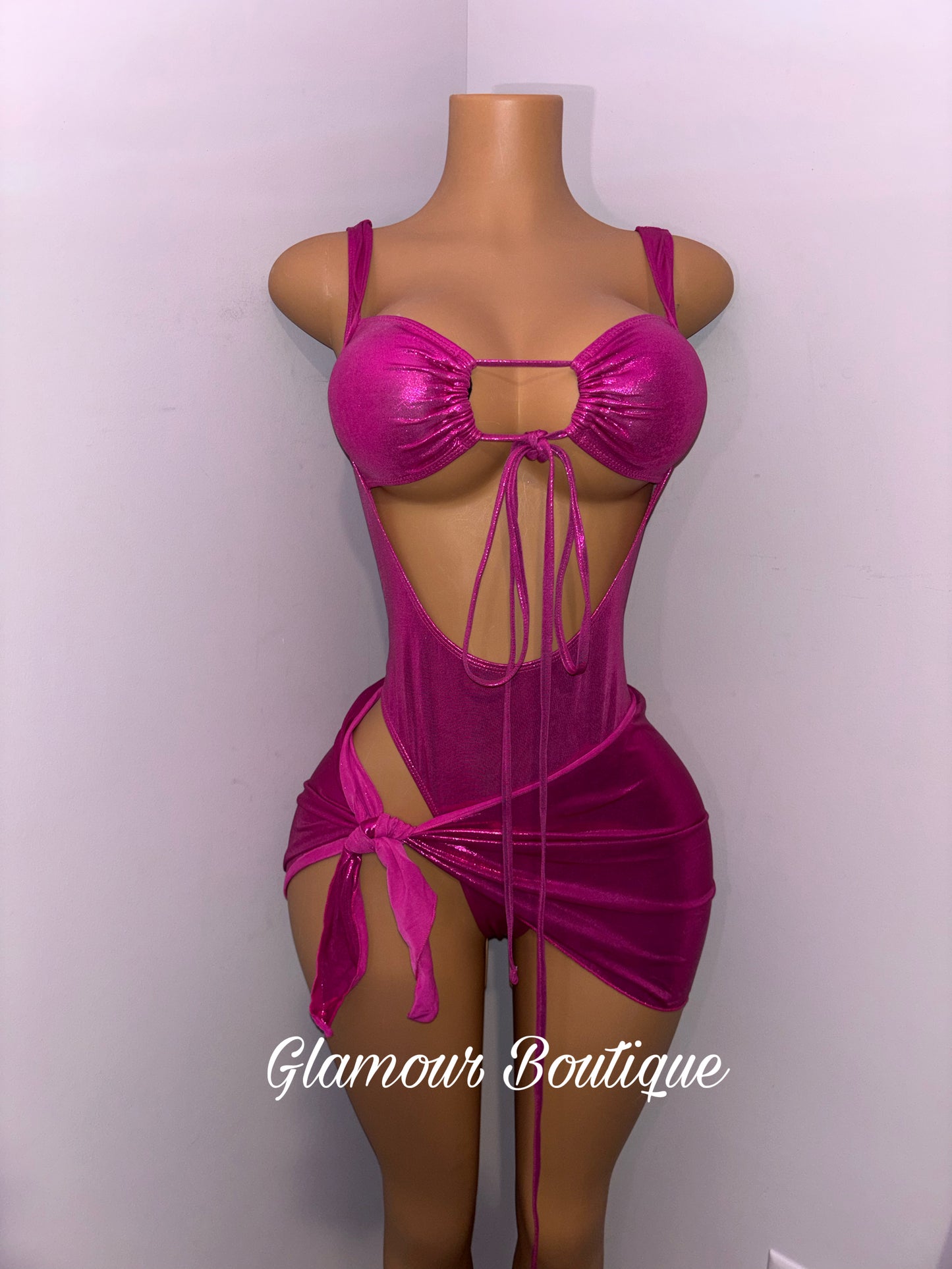 Pink Swimsuit Set