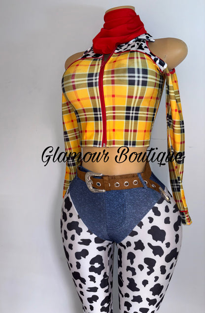 Yellow Sheriff Cowgirl