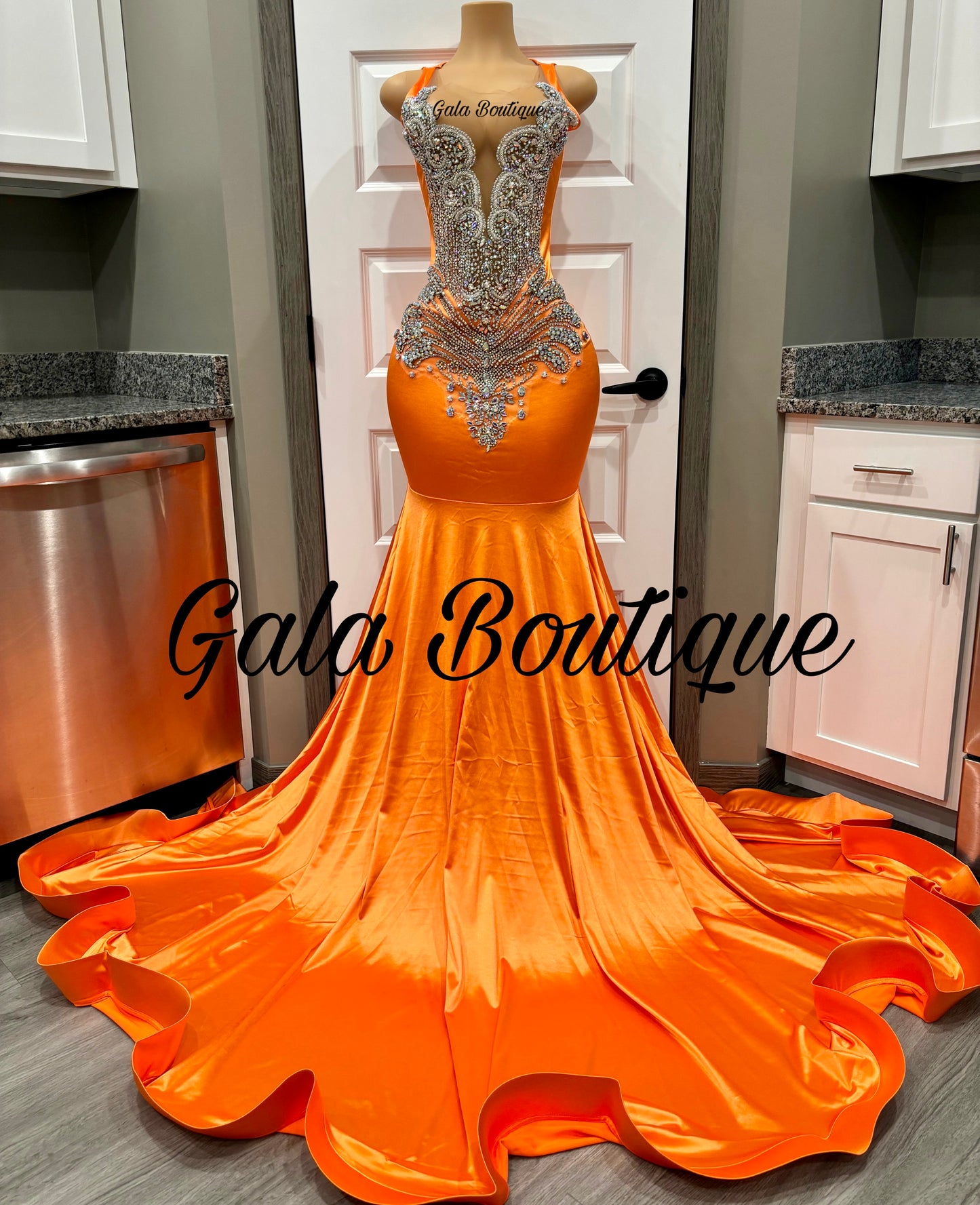 Orange Prom Dress