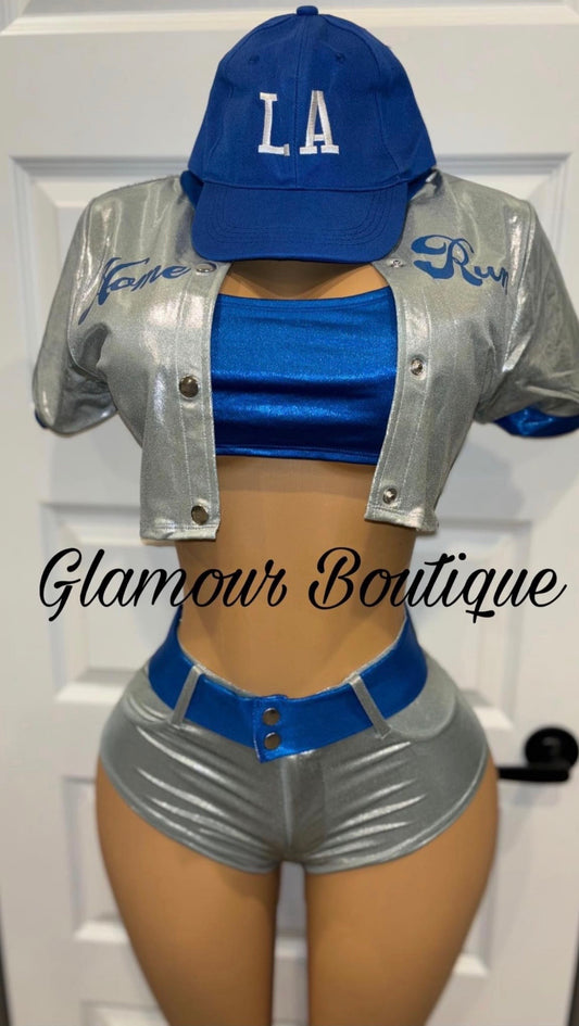 Blue Home Run Costume | Glamour Boutique