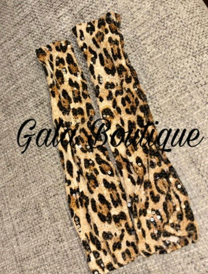 Brown Cheetah print dress