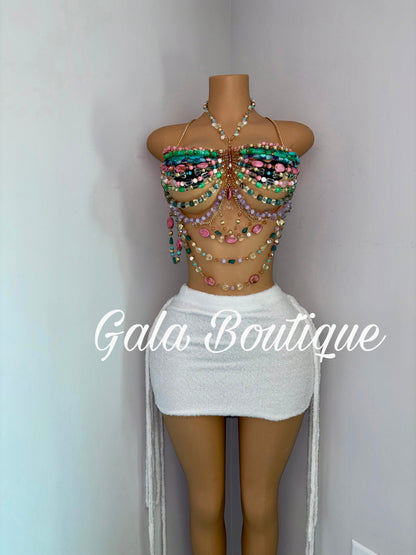 Island Girl Mini Skirt Set