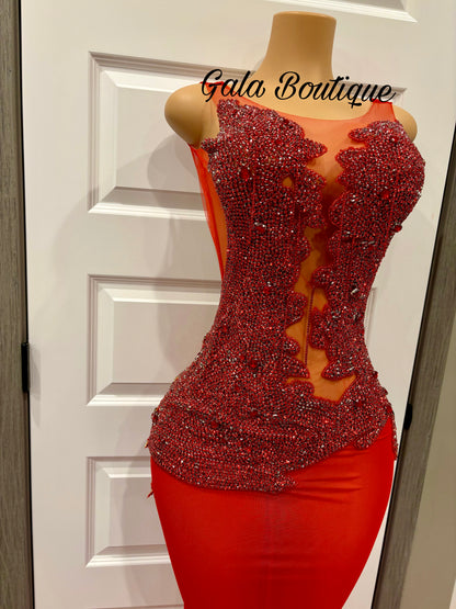 Red Special Occasion Dress