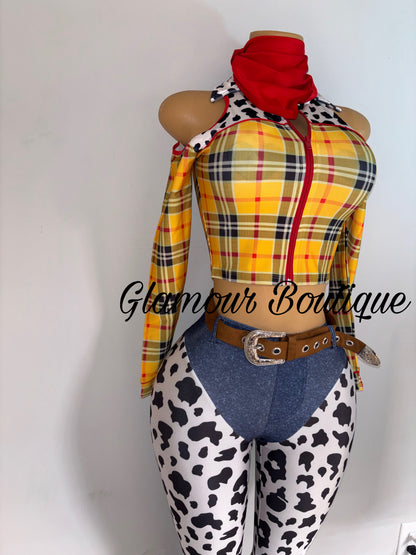 Yellow Sheriff Cowgirl