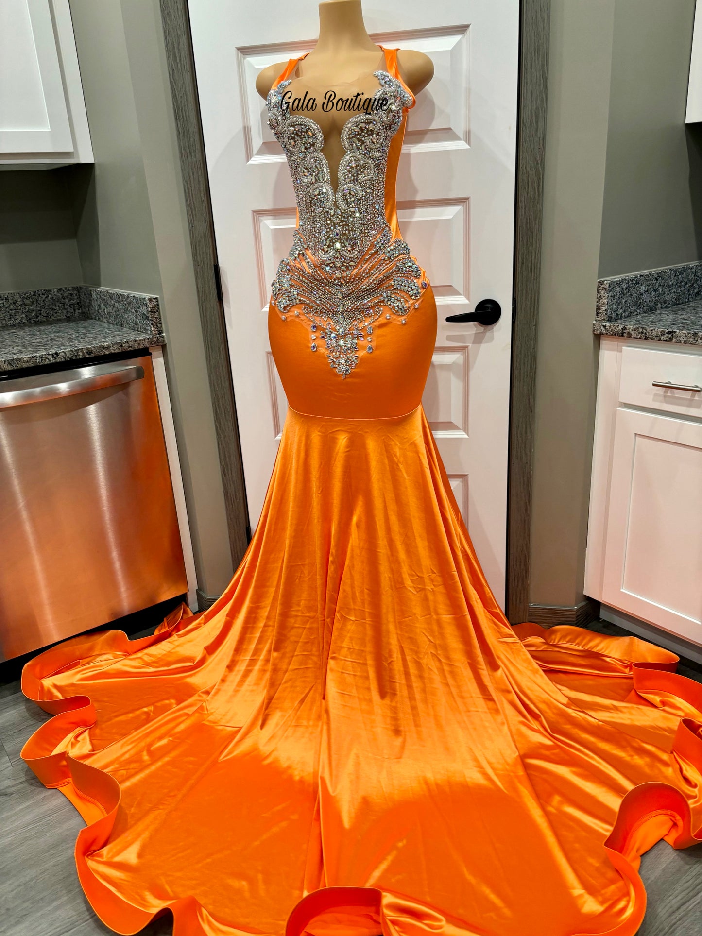 Orange Prom Dress